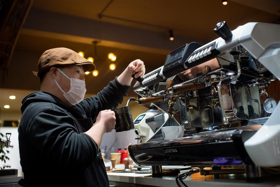 Front-line workers get special coffee deliveries