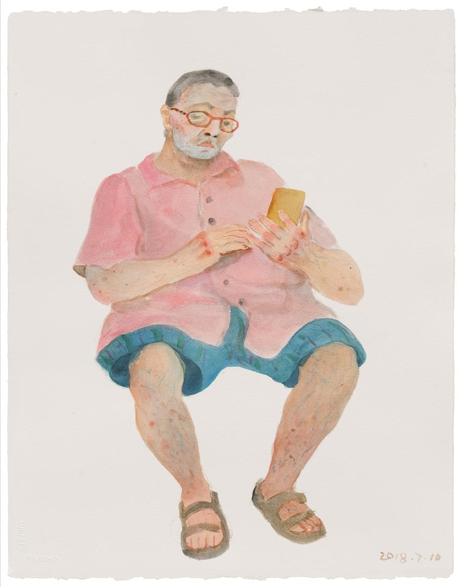Artist's series reflects time spent with her father